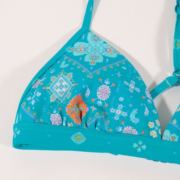 NWT Seafolly Inka Gypsy Action Back Tri Bikini Top - Picture 4 of 15